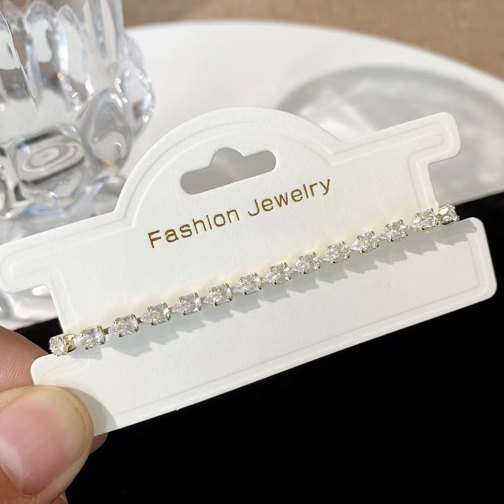 Delicate Zircon Adjustable Bracelet For Women