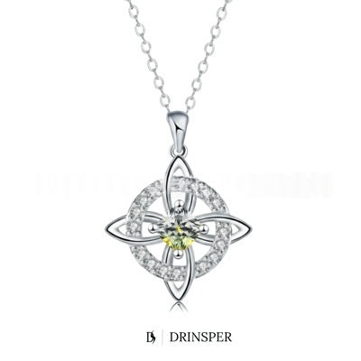 Mystical Birthstone Witches' Knot Necklace