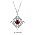 Mystical Birthstone Witches' Knot Necklace