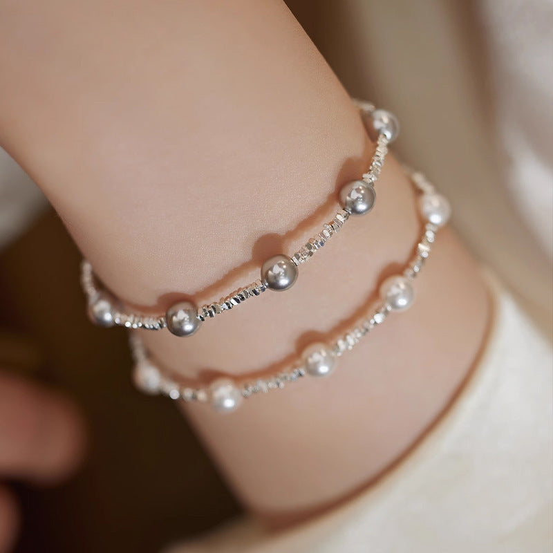 Light Luxury New Chinese-Style Shi Family Pearl Bracelet