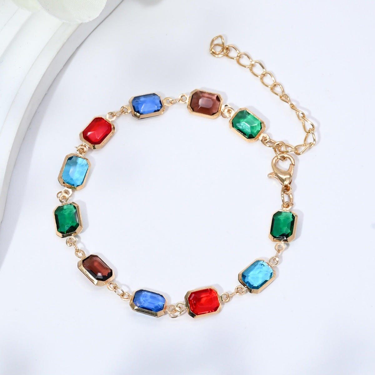 Affectionate Red Diamond Niche Light Luxury All-Match Exquisite