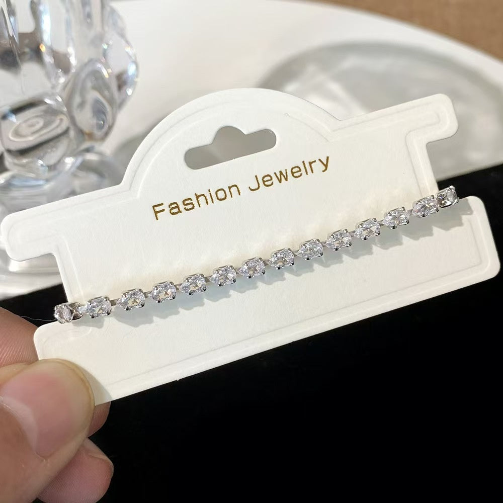 Delicate Zircon Adjustable Bracelet For Women