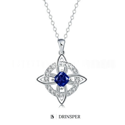 Mystical Birthstone Witches' Knot Necklace